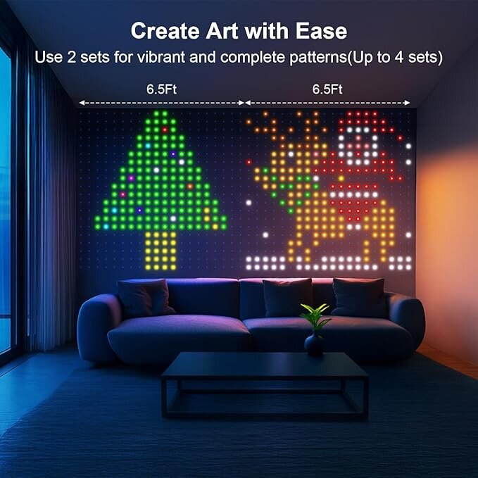 Curtain Light String LED Colorful Changing Light Strip Energy-saving And Environmentally Friendly