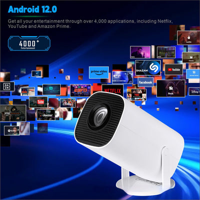 P30PRO New 4KWiFi HD Android 115g Bluetooth Portable Home Mini Projector