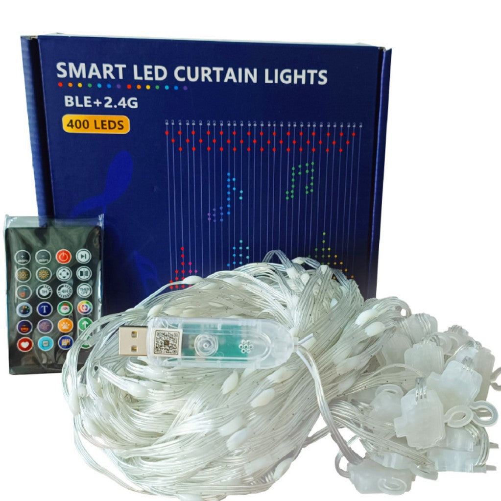 Curtain Light String LED Colorful Changing Light Strip Energy-saving And Environmentally Friendly
