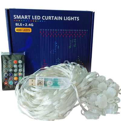 Curtain Light String LED Colorful Changing Light Strip Energy-saving And Environmentally Friendly