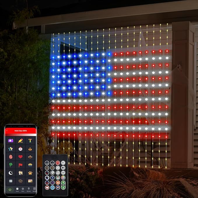 Curtain Light String LED Colorful Changing Light Strip Energy-saving And Environmentally Friendly