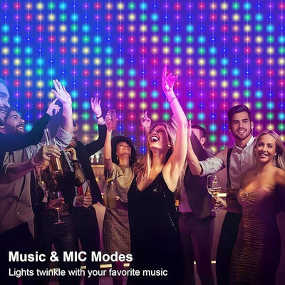 Curtain Light String LED Colorful Changing Light Strip Energy-saving And Environmentally Friendly