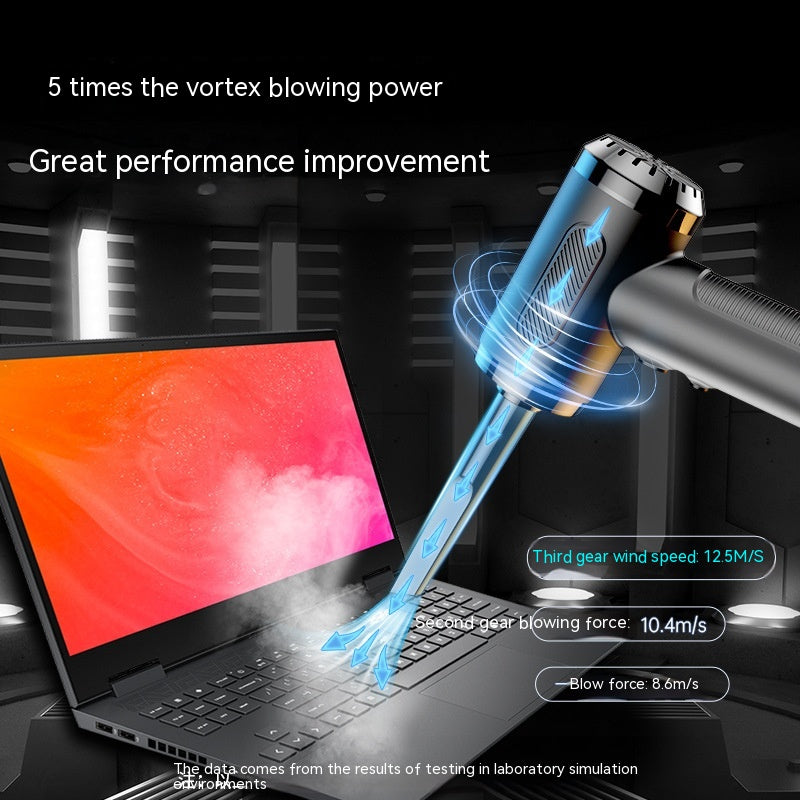 Hand-held High-power Computer Case Wireless Blowing Vacuum Cleaner